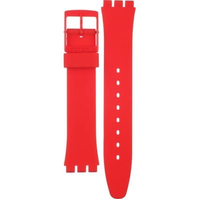 Swatch Plastic - Originals Medium (34mm) /Access/Solar/Musicall/Stop - G/SK/SL/SR/SS/SO28 AGR166 GR166 Eight For Luck Horlogeband