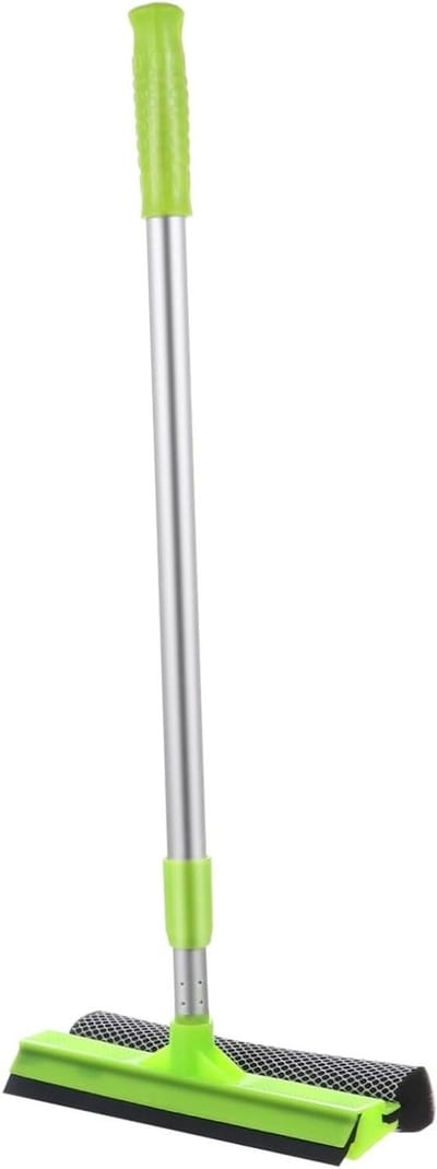 Telescopische Wisser - Raamtrekker Glas - Ramen Schoonmaken - Absorbeert Water Goed - 81 cm - Groen