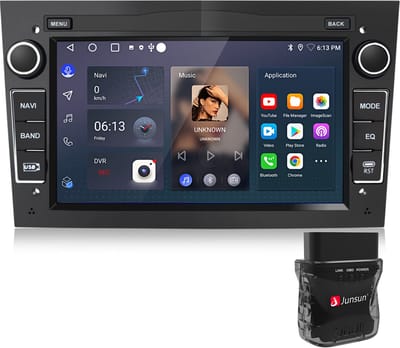 JUNSU Autoradio voor Opel Astra Corsa Meriva Zafira Carplay Android 13 GPS Navi 2+64G