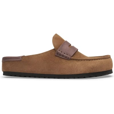 Leren klompen Birkenstock Naples Wrapped Double Stitch Mixed