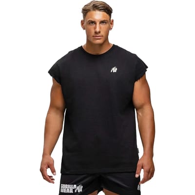 Gorilla Wear Bouse Cut Off Tanktop - Zwart - M