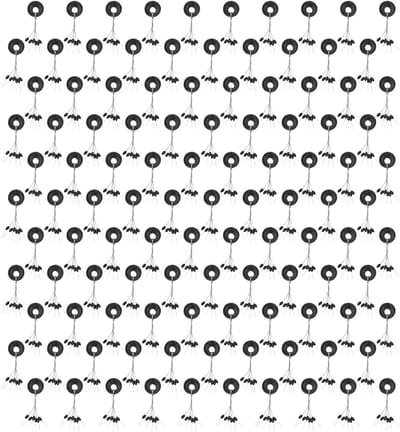 100 Stuks Rubber Bobber Stopper voor Vissen - Ideaal voor Float en Sinker Stops, Vissersbenodigdheden en Hengelsport Accessoires