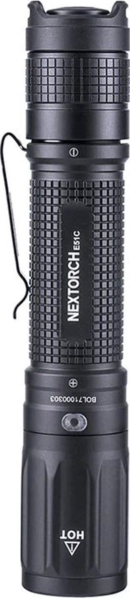 Nextorch E51C Zaklamp – 1600 Lumen, USB-C Oplaadbaar