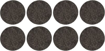 Cosy & Trendy Meubelviltjes - 8x stuks - antikras viltjes - 2,6 cm - Beschermviltjes - Stoelviltjes - Vloerbeschermers - Meubelvilt - Viltglijders