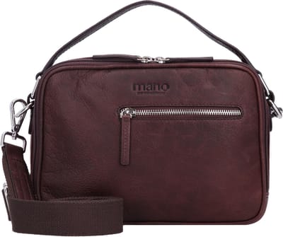 mano Leren Schoudertas Handtas Don Pietro Bristol Shoulderbag Dark Brown Donkerbruin