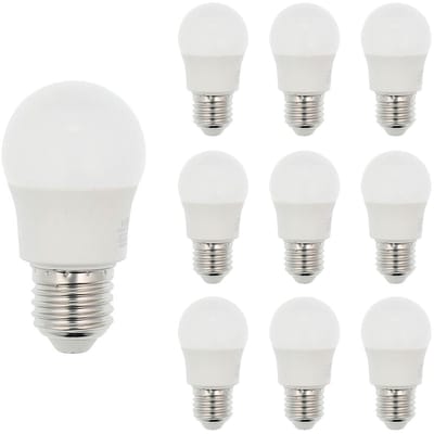 VITO LED Kogellamp G45 E27 - 5W (vervangt 40W) - 403lm - 4000K - 220-240V - Ø45mm - Energiezuinig - 10 stuks