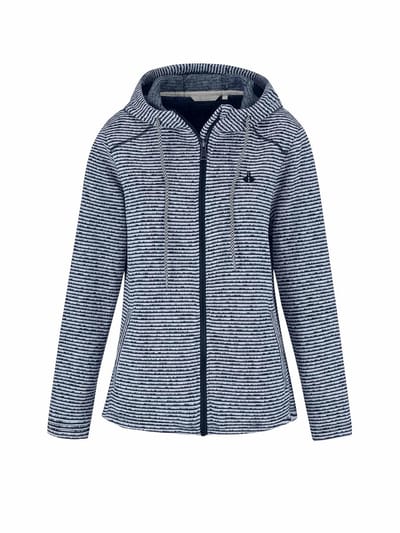 BJØRNSON Mika Fleece Hooded Vest Dames - Zomer - Maat 56 - Donkerblauw