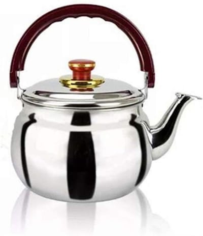 Fluitende waterkoker - Theepot Koffiepot - Water Koken - Hittebestendig handvat - 3.5L - Zilver