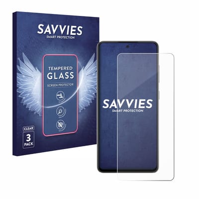 Savvies - Glas Screenprotector voor Samsung Galaxy A52s 5G - Gehard Beschermglas 9H 3 Stuks