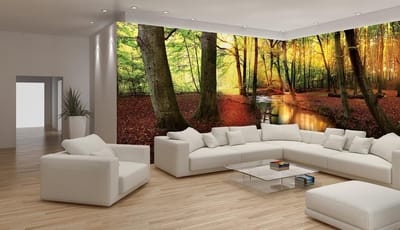 Fotobehang Vlies Koffie, Keuken | Crème, Grijs | GROOT 624x219cm