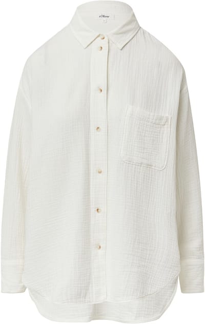s.Oliver - female - Oversized blouse van mousseline