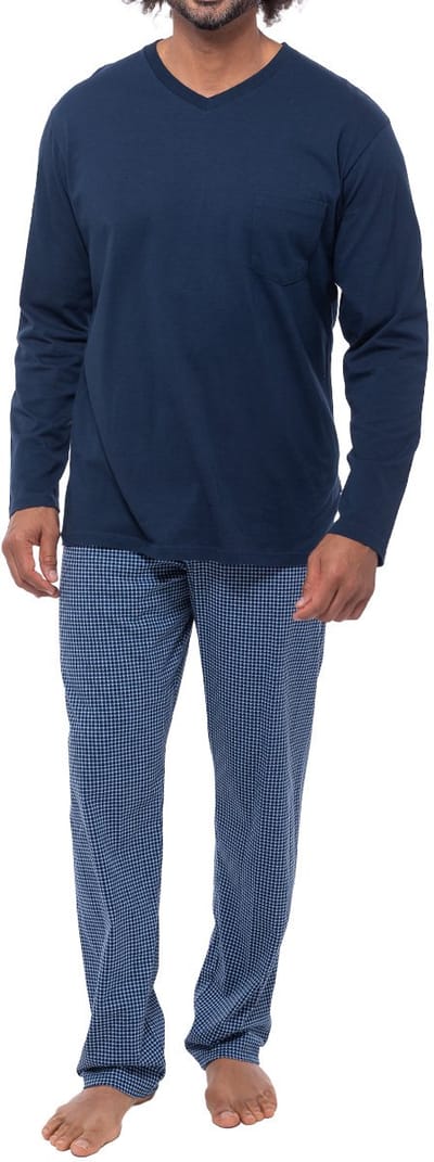 Ammann Heren pyjama Night & Home Cotton