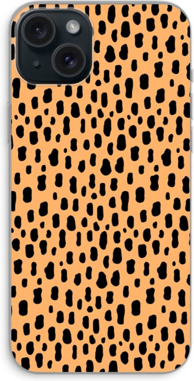 Case Company® - Hoesje geschikt voor iPhone 15 Plus hoesje - Panter - Soft Cover Telefoonhoesje - Bescherming aan alle Kanten en Schermrand