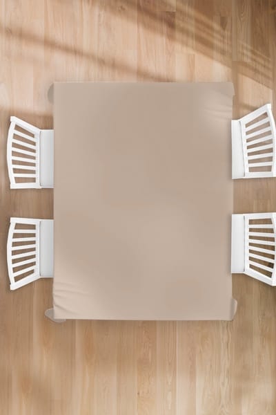 Tafelkleed - Tafellaken - 150x200 cm - Beige - Kleuren - Effen - Binnen en Buiten