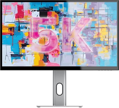 Alogic Clarity 27 Monitor met 65W PD (5K) – Resolutie tot 5120x2880 – Compatibel met HDR400 – USB-C 3.0 Connectiviteit - Grijs