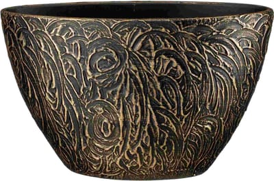 Mica Decorations Bloempot Arthur - 41x20x26 cm - Terracotta - Goud