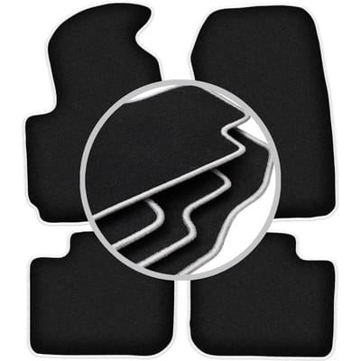 CARLUX-SILVER automatten voor: Mitsubishi Colt VII hatchback (2004-2008)