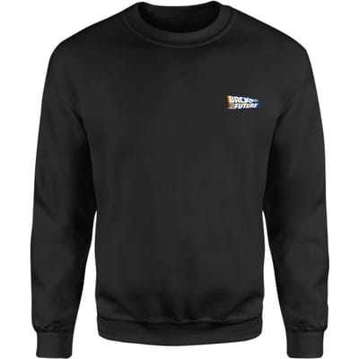 Back To The Future Sweatshirt - Black - XS