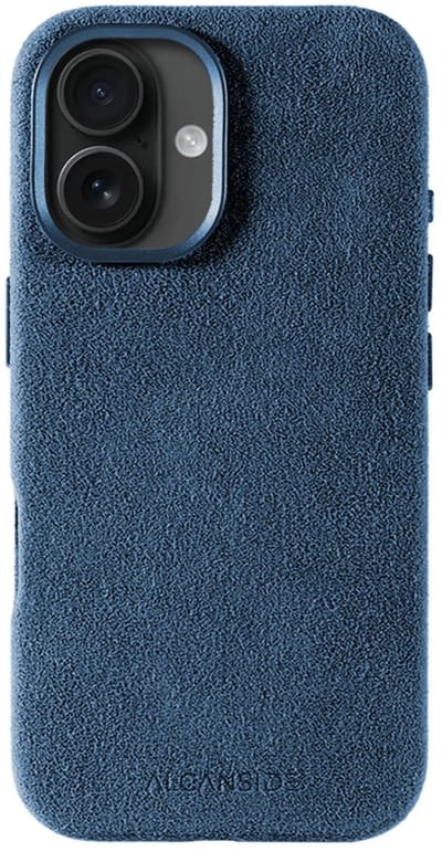 iPhone 16 - Alcantara Case - Ocean blue