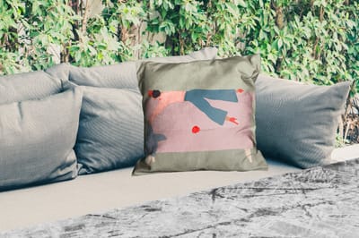 Buitenkussen Weerbestendig - Vintage - Vrouwen - Design - 50x50 cm
