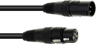 DAP Audio DMX kabel 10m - DMX XLR Kabel - 10m (Zwart)
