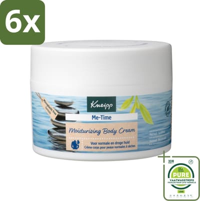 Kneipp - Body crème - Me‑Time - Patchouli & Sandelhout - 200 ml - Voordeelverpakking - 6 stuks - Lichaamscrème - Verzorging