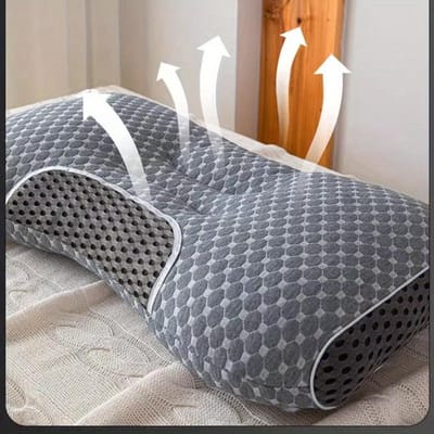 Nekkussen met kussenkern om de slaap te bevorderen. Een enkele mannelijke en vrouwelijke studenten slaapzaal kussenkern voor thuisgebruik 1PC grijze kleur