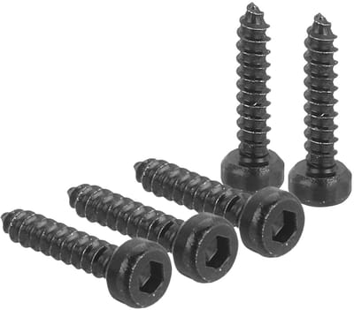 M2 Hex Plate Schroeven 60 stuks, RVS 304, Zeskantkop, Zelftappende Schroeven voor Diverse Toepassingen