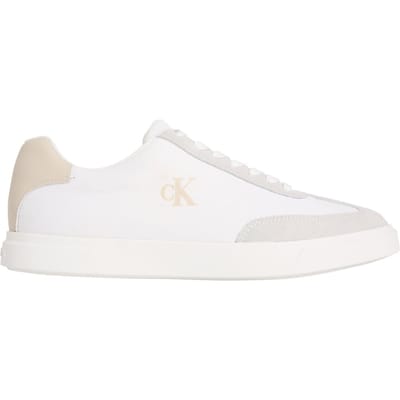 Calvin Klein Low Prof Cupsole Shoes Bright White/oatmeal Maat: 46 | Sneakers Outlet | Heren | Wit