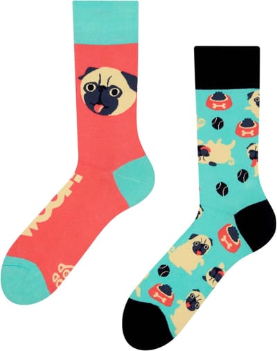 Dedoles Sokken - Regular Socks Pug Life - Unisex - Maat - 35-38
