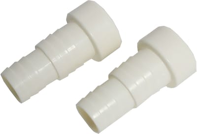 TRUTZHOLM 2x Zwembad Adapter PVC-U 50 mm - Slangpilaar Voor Verlijming - ABS 32 / 38 mm x 50 mm - Aansluitset Filterpomp 2 Stuks