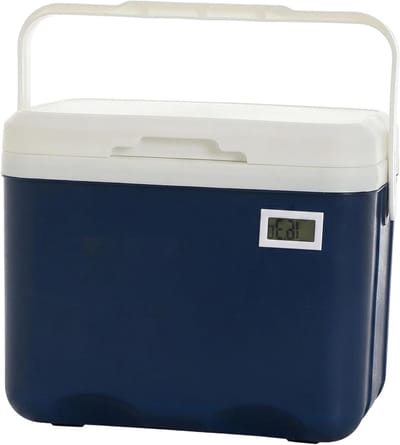 Mini Koelbox - IJskast Draagbaar - Buitenactiviteiten - Met Thermometer - 6L - Wit