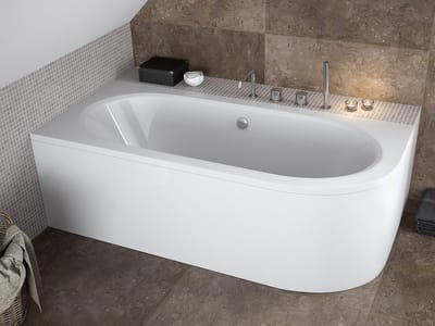 Badland AVITA hoekbad 160 x 75 cm links wit
