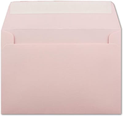 Gekleurde DIN C6 Enveloppen - Geribd Papier - Versturen van Kaarten - Zelfklevend met Strips - 114 x 162 mm
