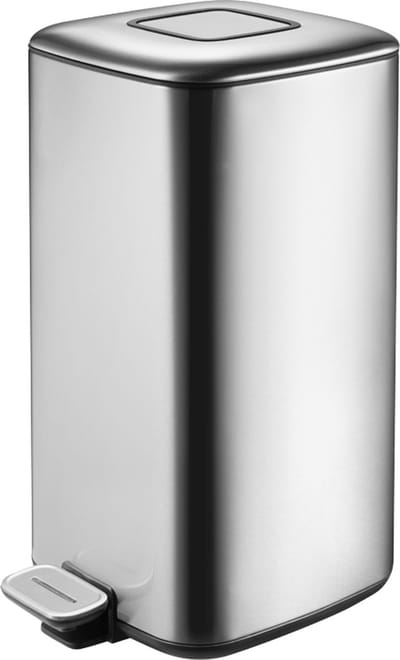 EKO - Regent pedaalemmer 20 liter - Stainless steel Plastic - mat RVS - Prullenbak