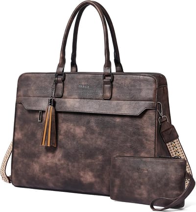Laptoptas 15.6 Inch en 17.3 Inch, Schoudertas, Aktetas voor Heren en Dames