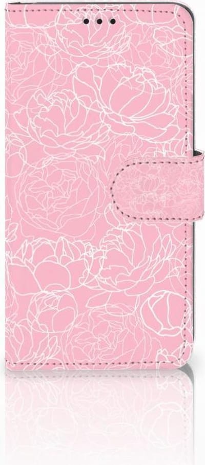 Samsung Galaxy S10 Hoesje White Flowers