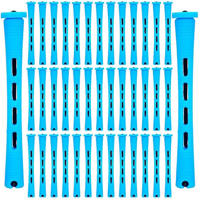Dailygoods- Krulspelden 40 stuks - Permanent - Haarwikkels - Geschikt voor kort haar - Duurzaam PP-materiaal - 8,2 cm lengte - Haarrollers