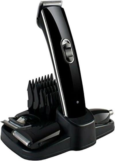 Accu Tondeuse Set - Haartrimmer Apparaat - Persoonlijke Verzorging - Draadloos Gebruiksgemak - Met Opzetstukken - Zwart