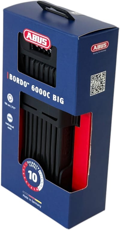 Abus Vouwslot Bordo 6000C/120 black SH