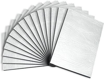 20 Stuks Geluidsisolerende Matten voor Auto met Aluminium en Schuim, 250x180x5mm