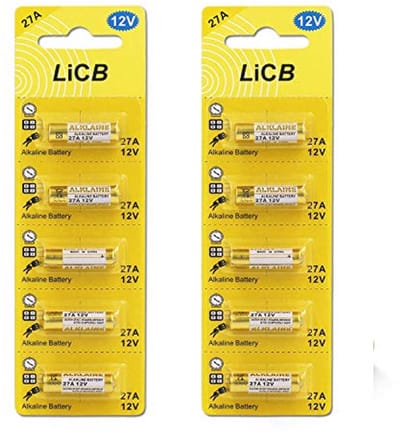 10 Stuks 27A 12V Alkalinebatterijen - Lange Houdbaarheid en Hoge Prestaties
