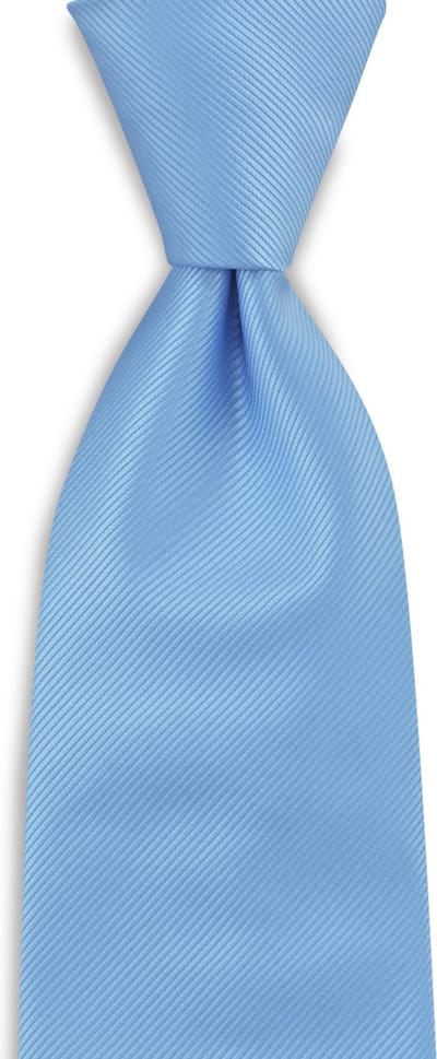 JB Collection - Stropdassen - stropdas lichtblauw repp - lichtblauw