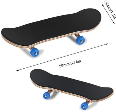 Dailygoods- Skateboard Professioneel - Mini Skateboard - Hout Esdoorn Deck - 5-laags Duurzaam - Inclusief Accessoires - Schokabsorberend - Vingerskateboard