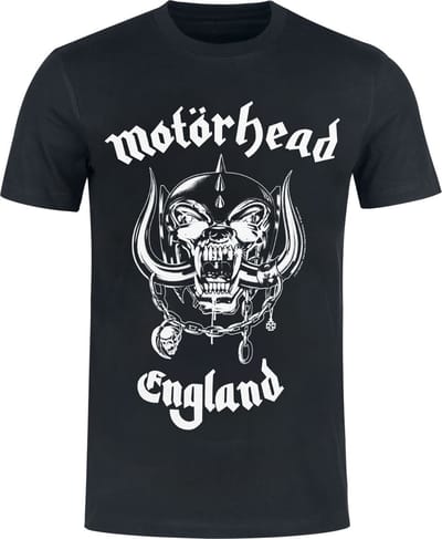 Motörhead T-shirt - England - Heavyweight - S tot 5XL - voor Mannen - zwart