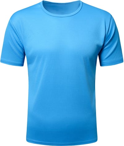 YOUTHUP Heren Casual Sport Korte Mouw T-Shirt - Ronde Hals Eenvoudig - S