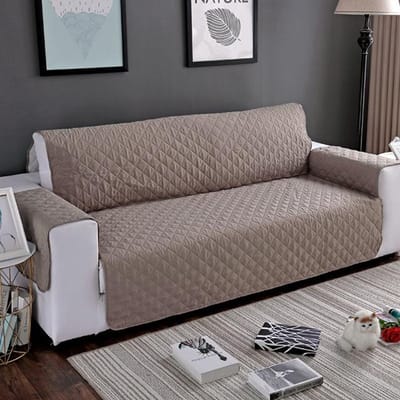 1 /2 /3 Zits Bankhanddoek Bankkussenhoezen Voor Honden Huisdieren Kinderen Anti-Slip Bank Relaxfauteuil Hoesjes Fauteuil Meubelbeschermer One Seater 55x196cm kaki