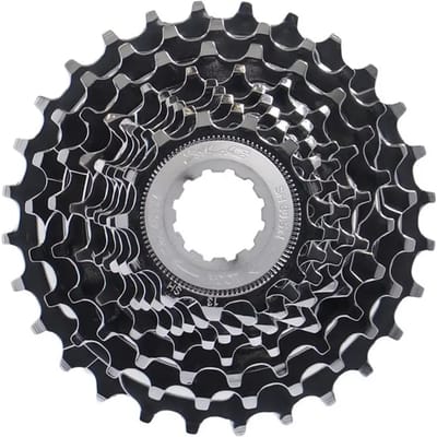 XLC 9 Speed Cassette - Shimano 16-24T - Staal - Zwart