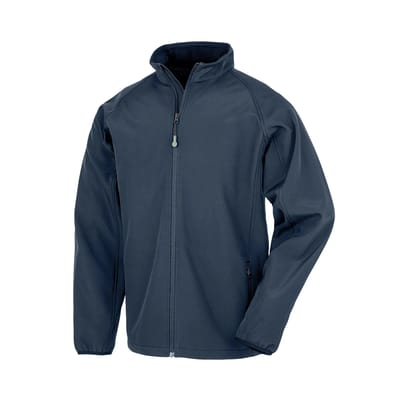 Result Recycled 2-Layer Printable Youth Softshell Jacket RT901Y - Navy - XXL (13-14)