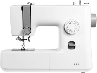 Naaimachine Beginners - Digitale Machine - Knutselen en Repareren - 18 Steek Toepassingen - 4mm Stof Dikte - Wit